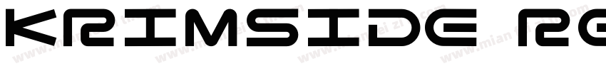 Krimside Regular字体转换